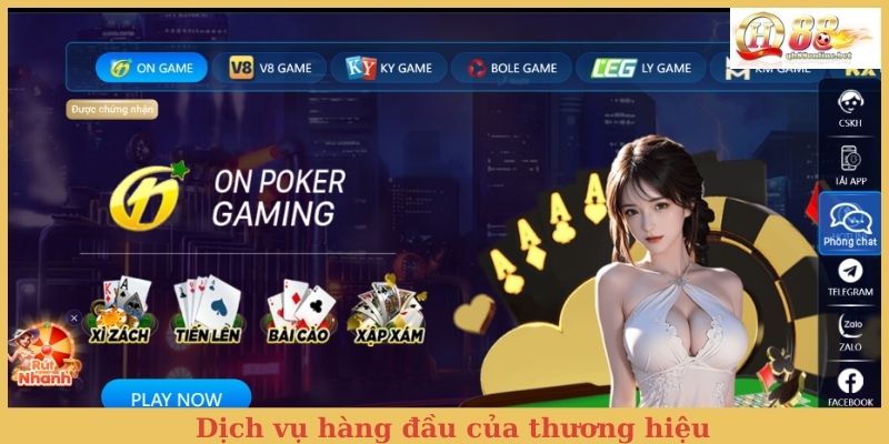 Dịch vụ hàng đầu của thương hiệu